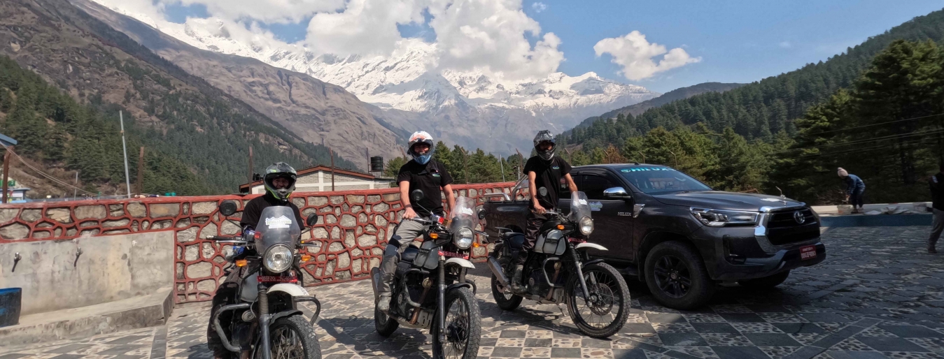 upper mustang motorcycle trip