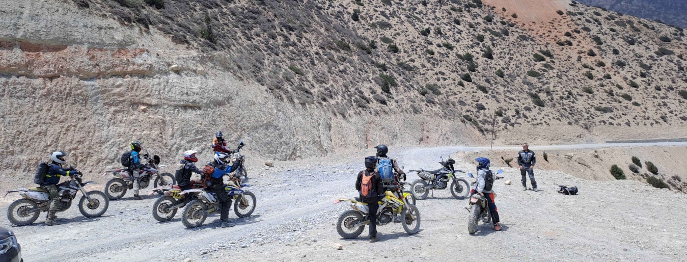 motorcycle trip to upper mustang