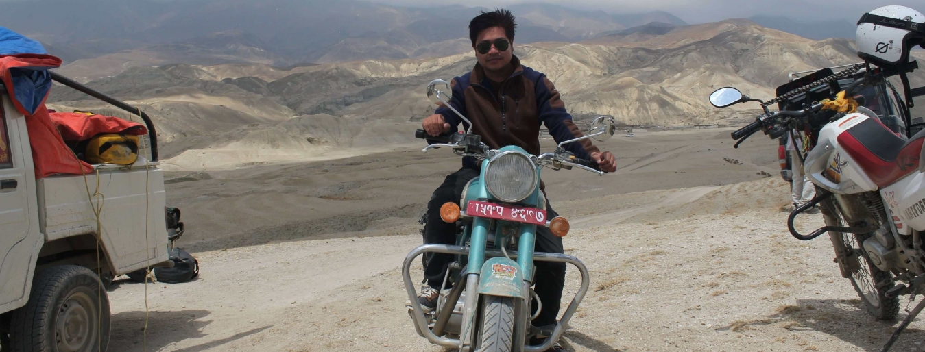 upper mustang motorcycle trip