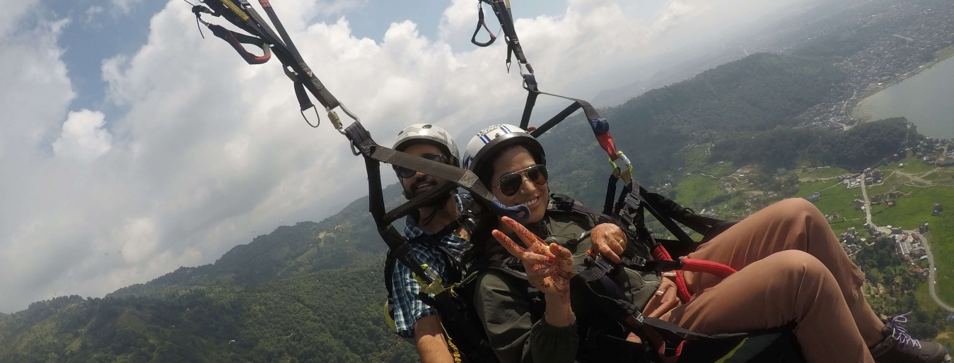 Paragliding in Pokhara