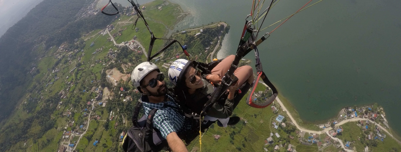 Paragliding in Pokhara