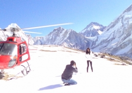 Everest base camp trek & fly back by helicopter